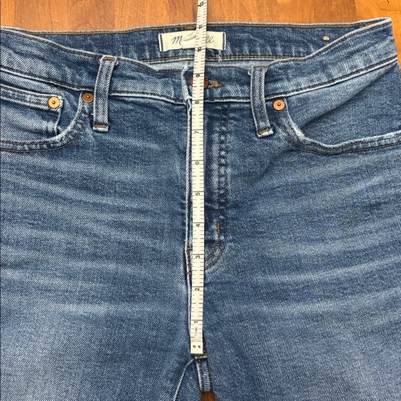 Madewell Women's Mid-Rise Classic straight Blue Jeans - Picture 10 of 11
